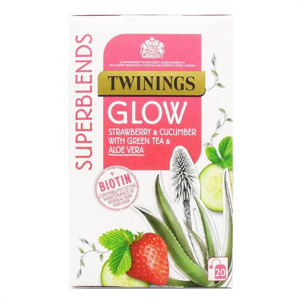 Twinings Superblends - Glow Tea Bags Imported